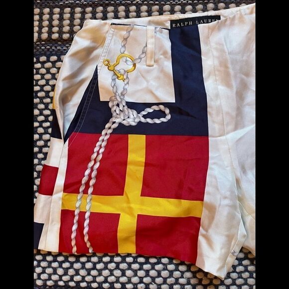 Ralph Lauren black label silk shorts sz 2 - Picture 3 of 12